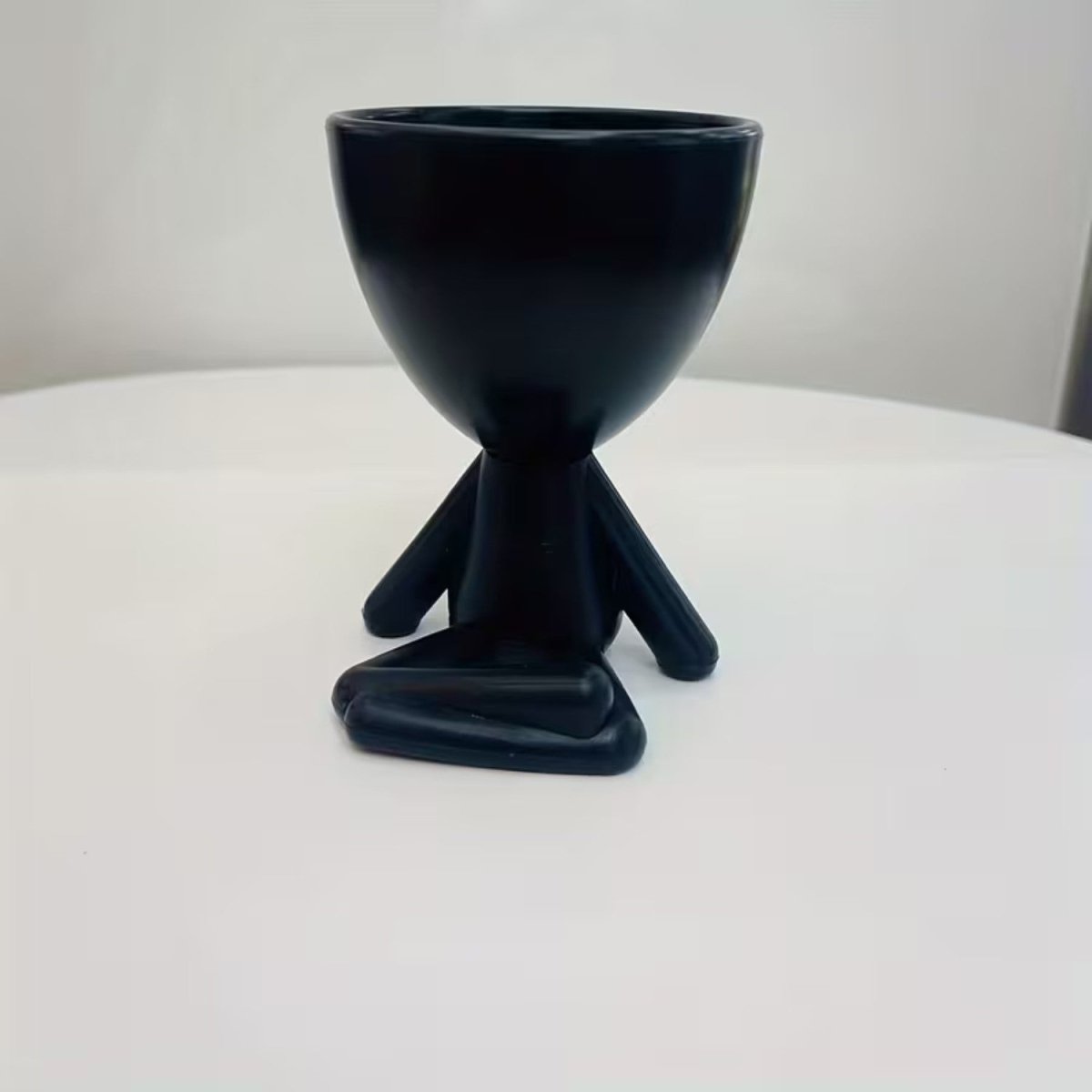 Whimsical Resin Figure Plant Pot for Small Plants