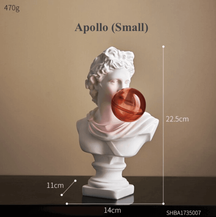 Resin Greek Abstract Sculpture for Modern Decor