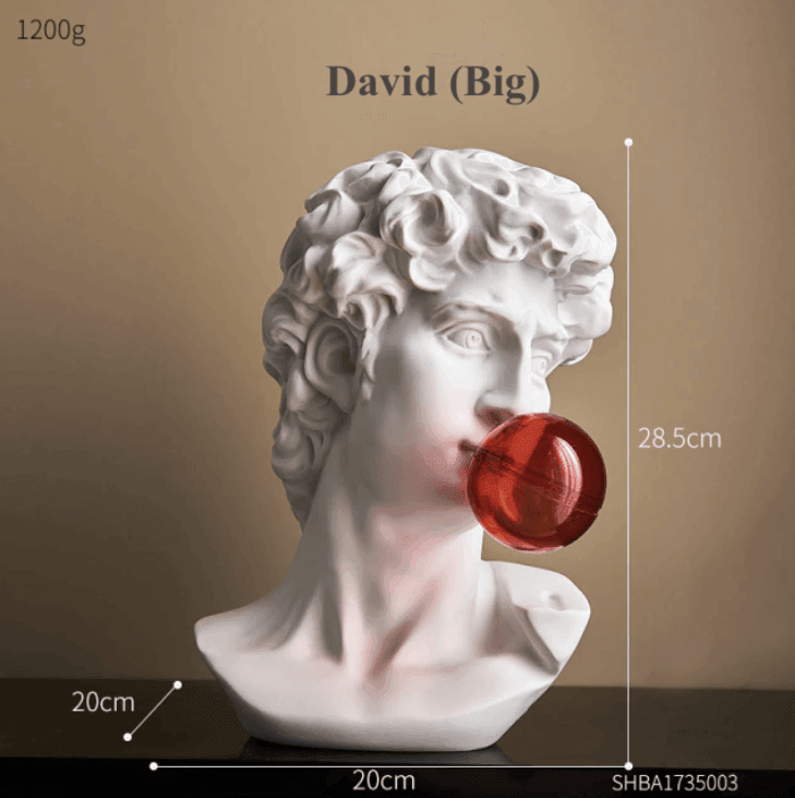 Resin Greek Abstract Sculpture for Modern Decor