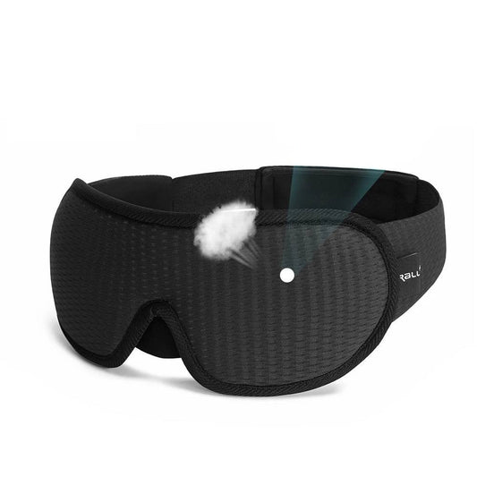 Ergonomic 3D Sleep Mask with Memory Foam and Pressure-Free Fit