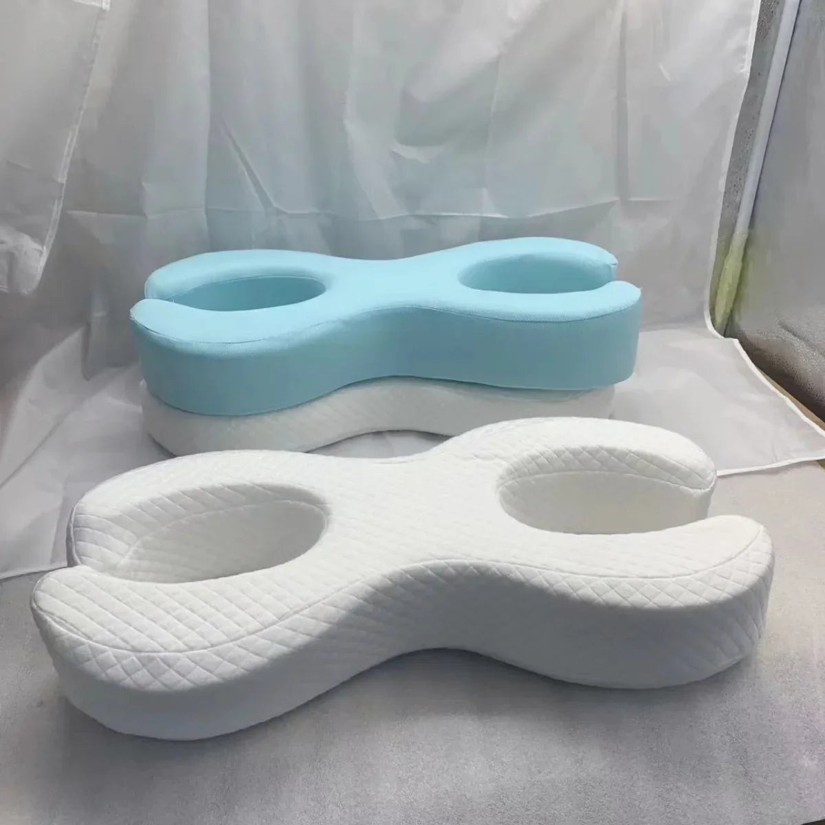 Contoured Ergonomic Pillow for Beauty Sleep and Skincare