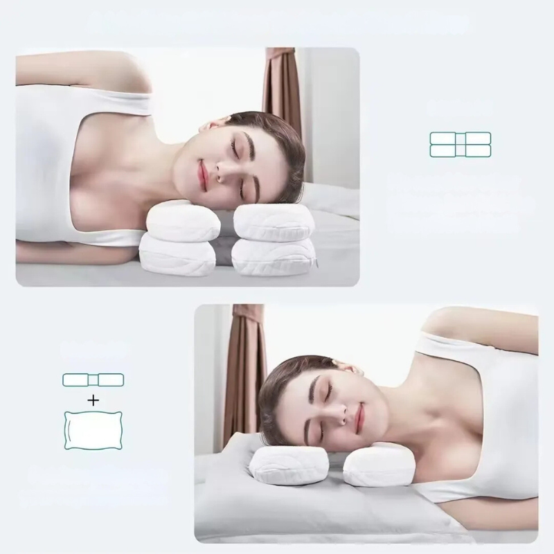 Contoured Ergonomic Pillow for Beauty Sleep and Skincare