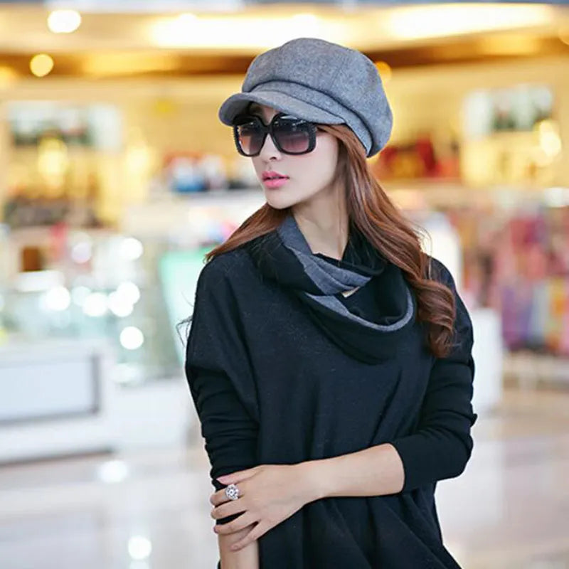 Cotton Retro Balloon Hat for Winter Warmth