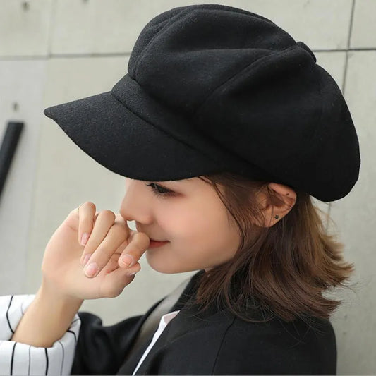 Cotton Retro Balloon Hat for Winter Warmth