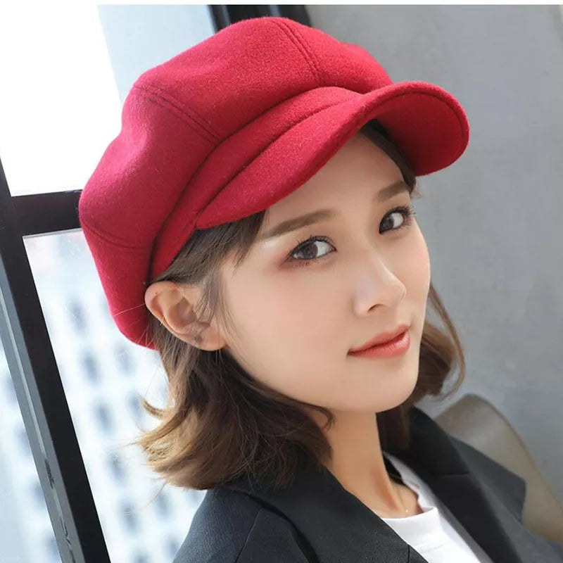Cotton Retro Balloon Hat for Winter Warmth