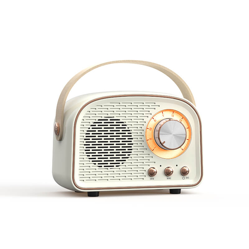 Retro Bluetooth Speaker with 45mm Speaker and 8-Hour Battery Life