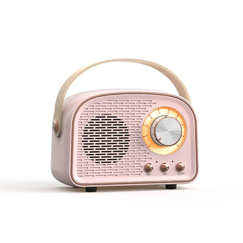 Retro Bluetooth Speaker with 45mm Speaker and 8-Hour Battery Life