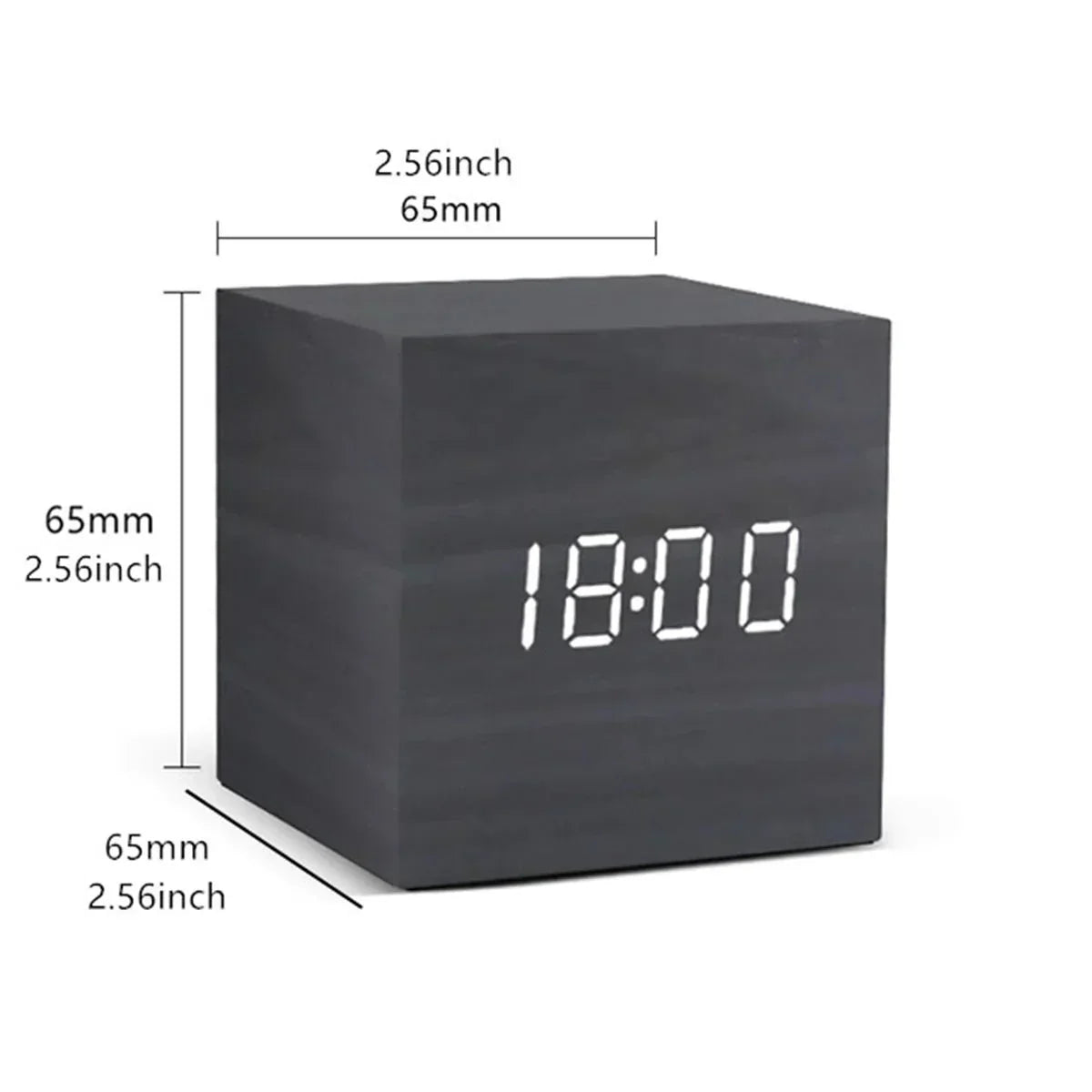 Retro Digital LED Alarm Clock with Snooze Feature