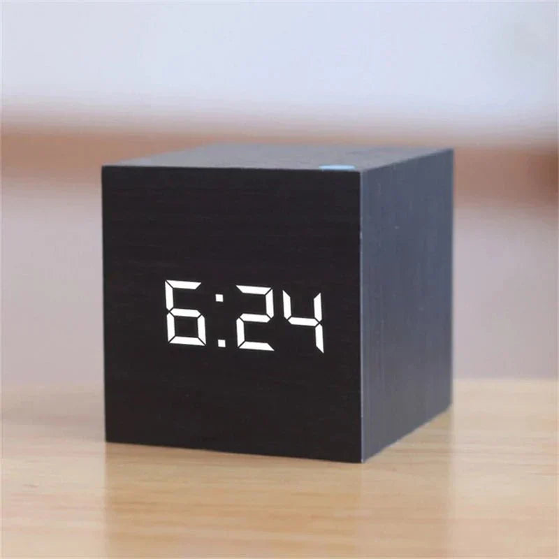 Retro Digital LED Alarm Clock with Snooze Feature
