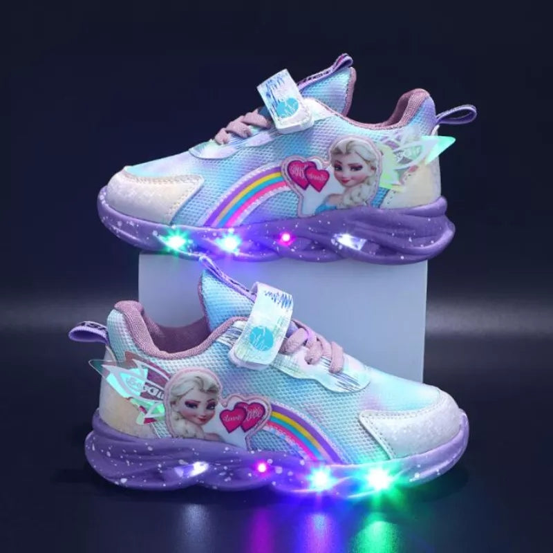 LED Light-Up Princess Shoes for Girls