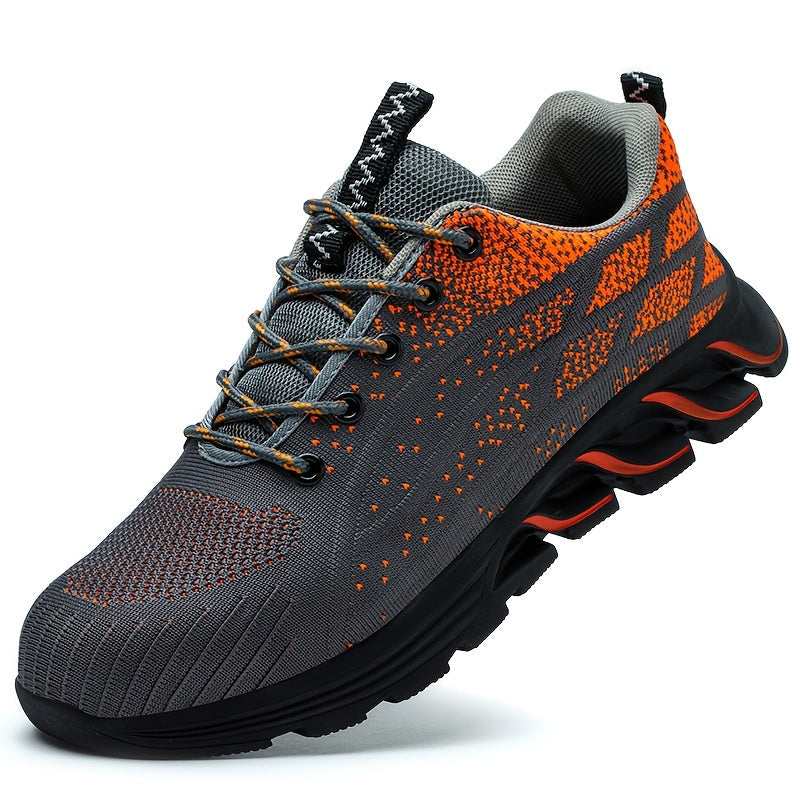 Slip-Resistant Steel Toe Work Shoes for All-Day Comfort