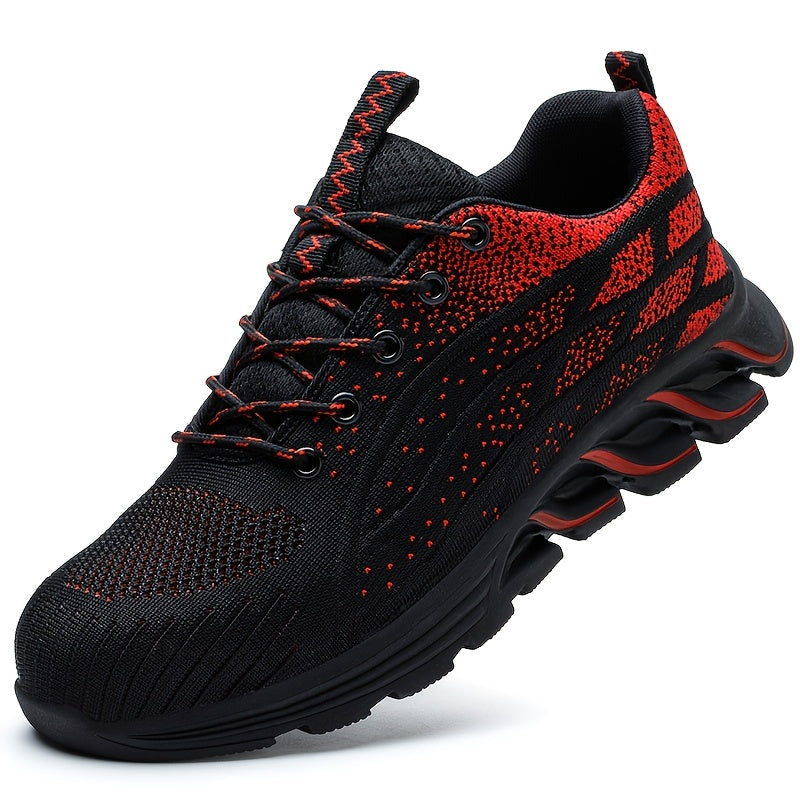 Slip-Resistant Steel Toe Work Shoes for All-Day Comfort