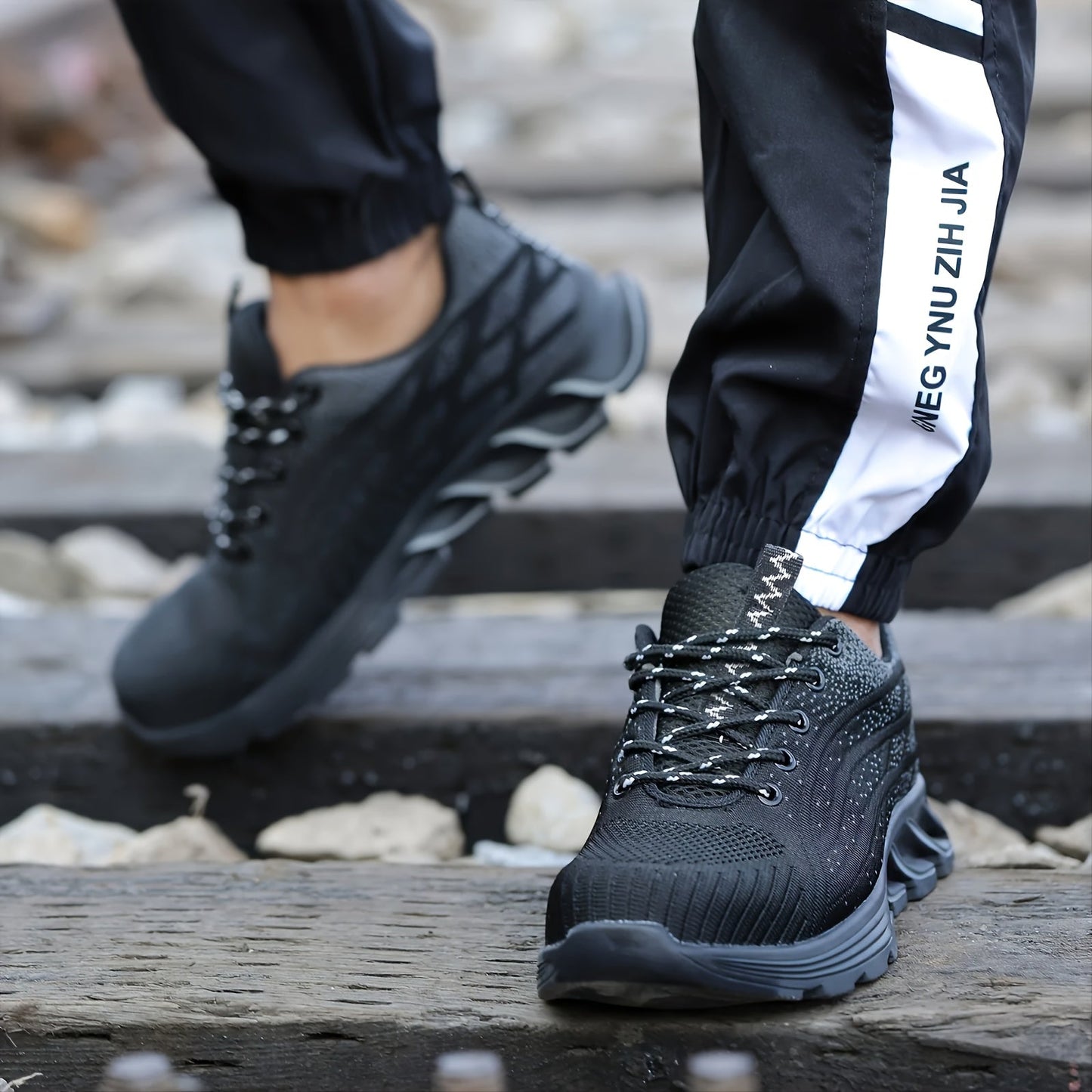 Slip-Resistant Steel Toe Work Shoes for All-Day Comfort