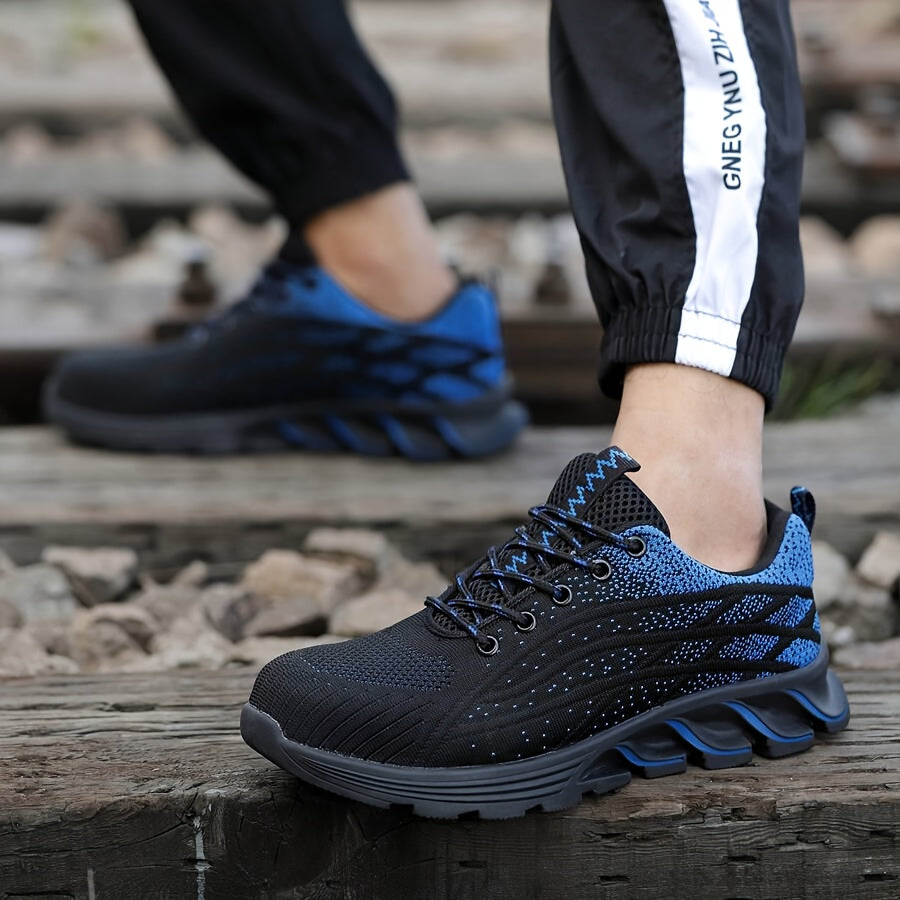 Slip-Resistant Steel Toe Work Shoes for All-Day Comfort