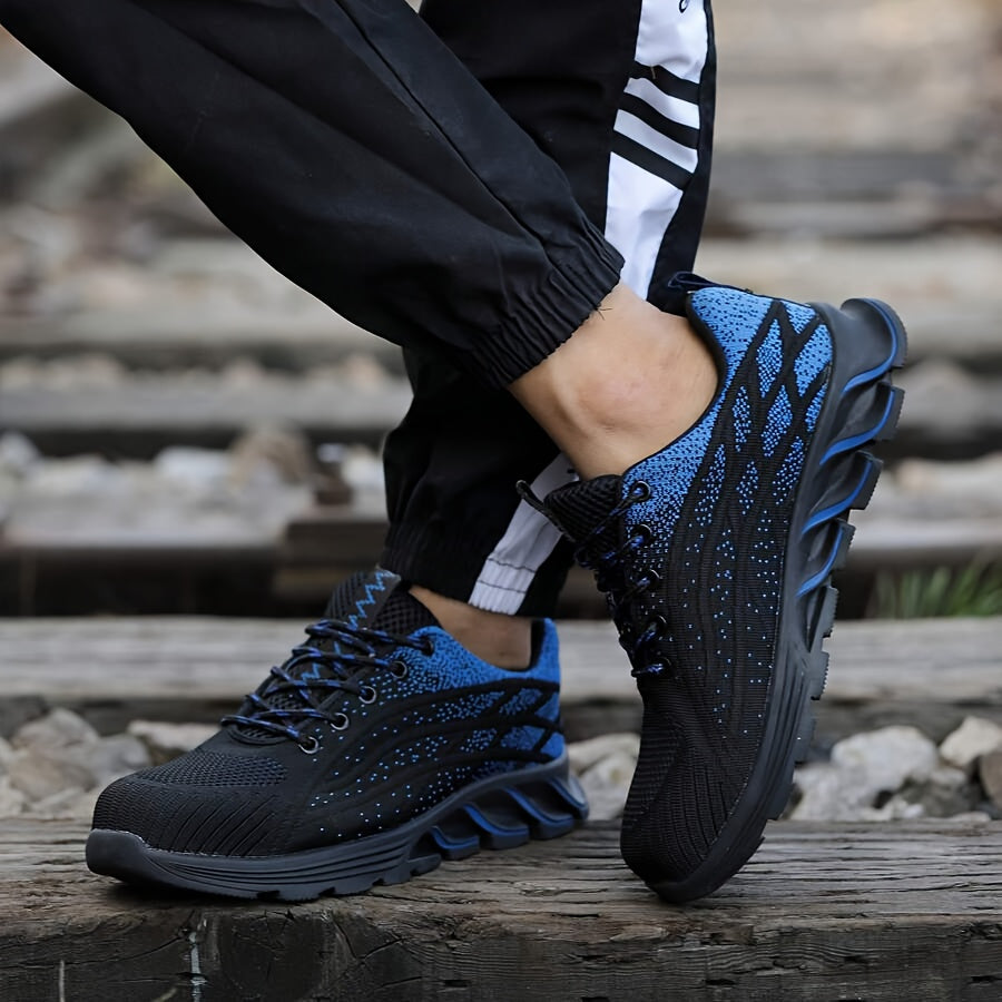 Slip-Resistant Steel Toe Work Shoes for All-Day Comfort