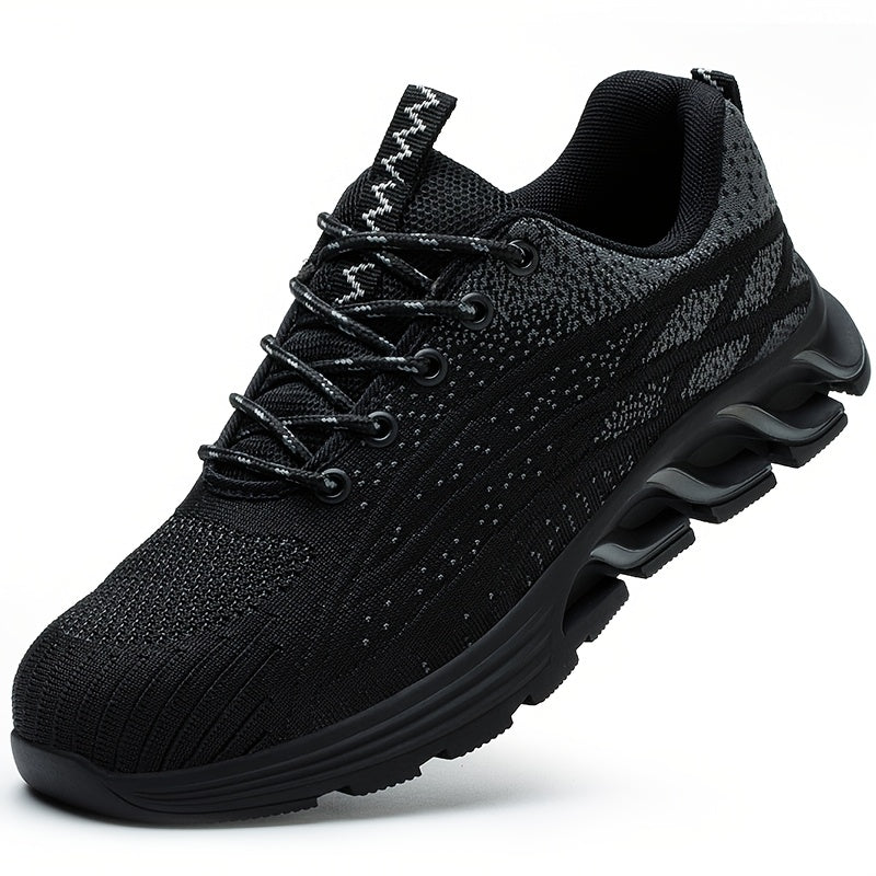 Slip-Resistant Steel Toe Work Shoes for All-Day Comfort