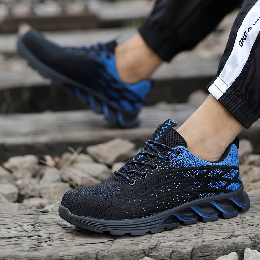 Slip-Resistant Steel Toe Work Shoes for All-Day Comfort