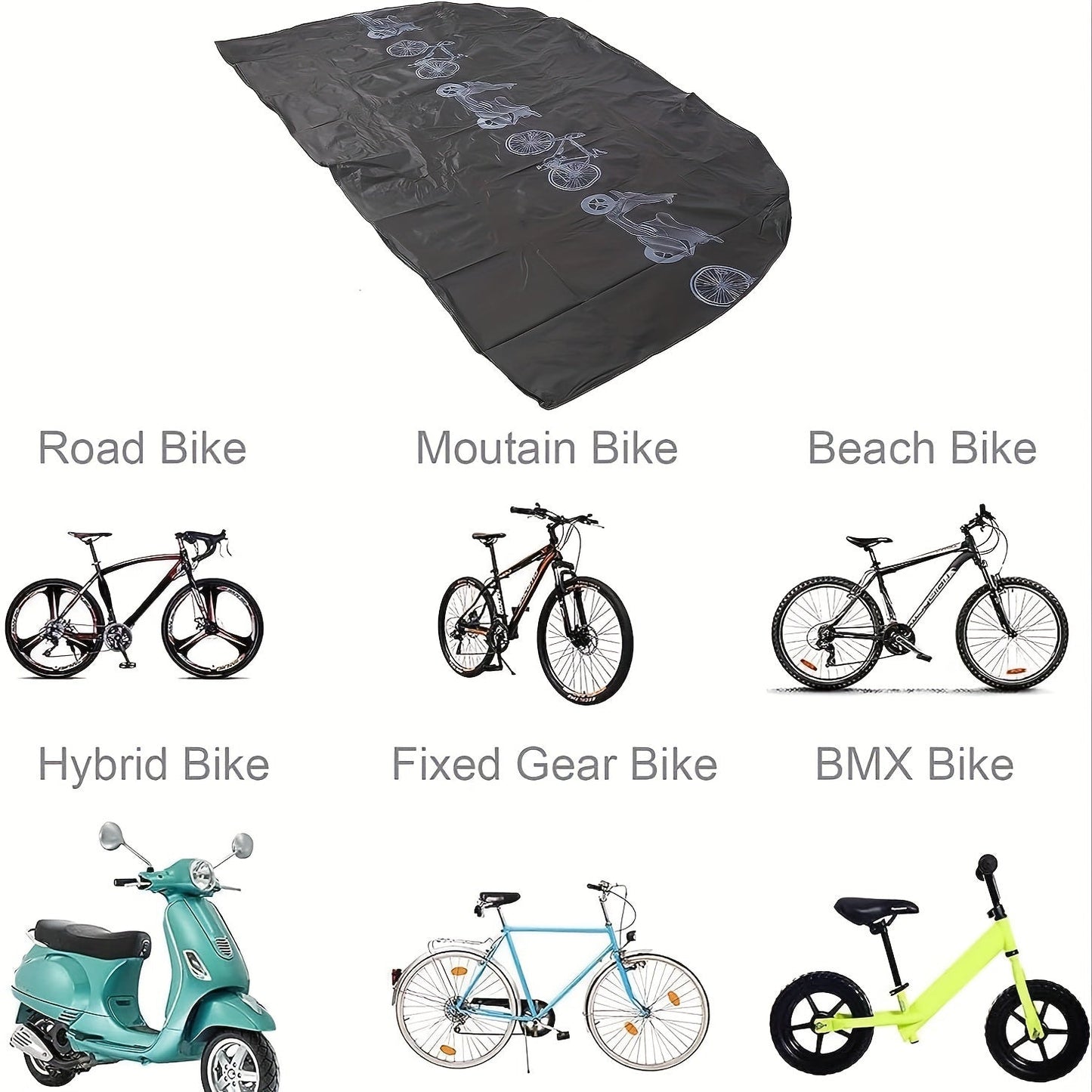 Durable Polypropylene Bicycle Cover for Year-Round Protection