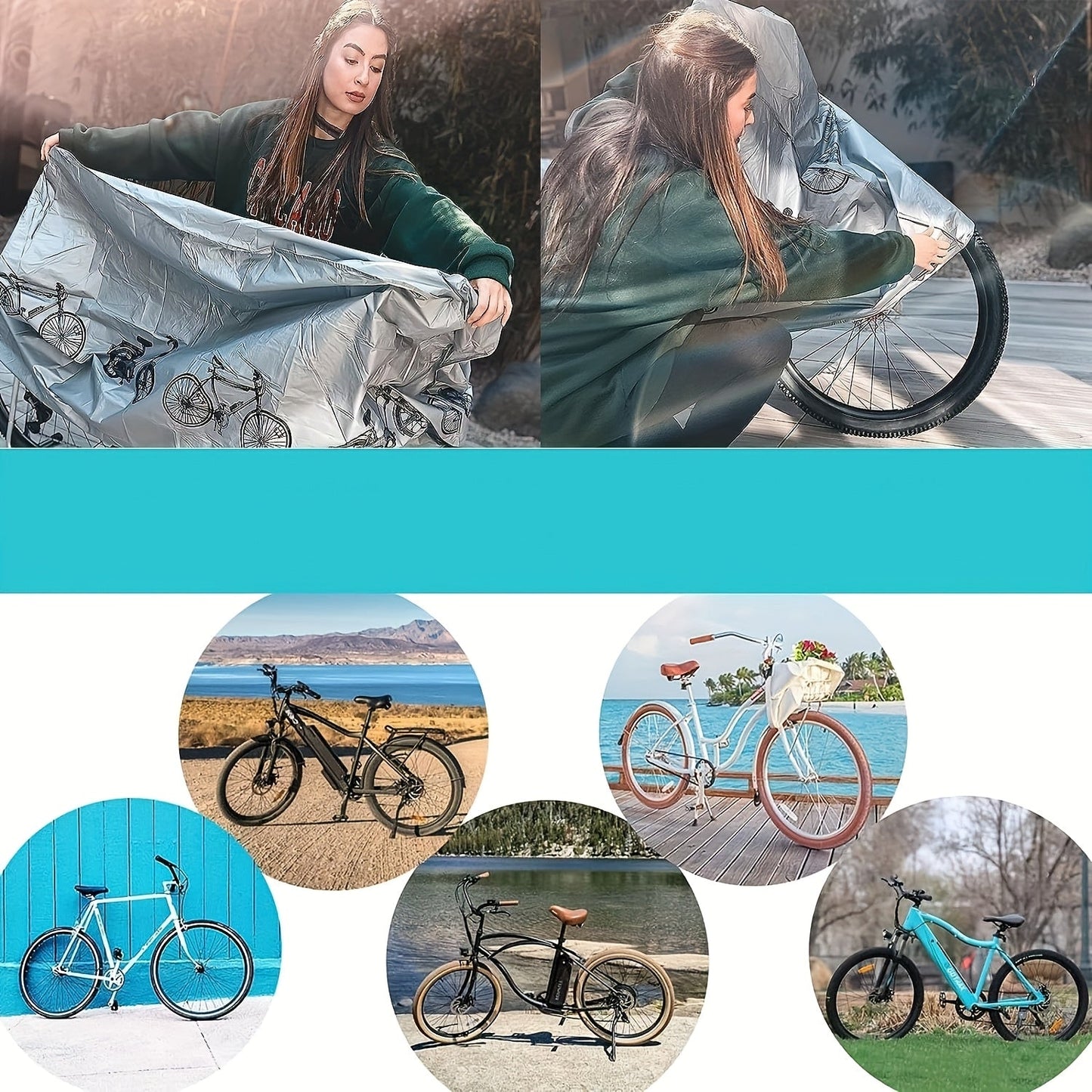Durable Polypropylene Bicycle Cover for Year-Round Protection