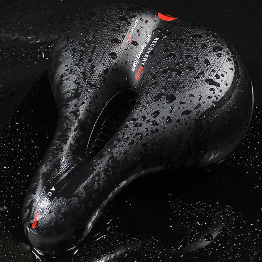 Ergonomic Memory Foam Bike Seat with Double Suspension