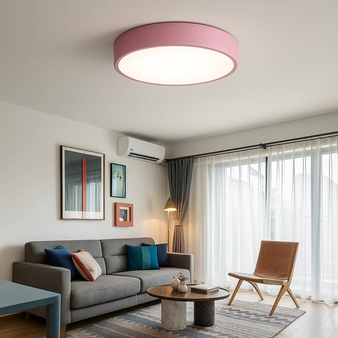 Ultra-Slim LED Ceiling Lamp for Soft, Glare-Free Lighting