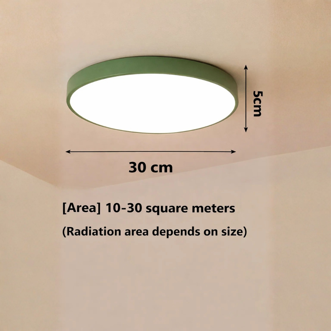 Ultra-Slim LED Ceiling Lamp for Soft, Glare-Free Lighting
