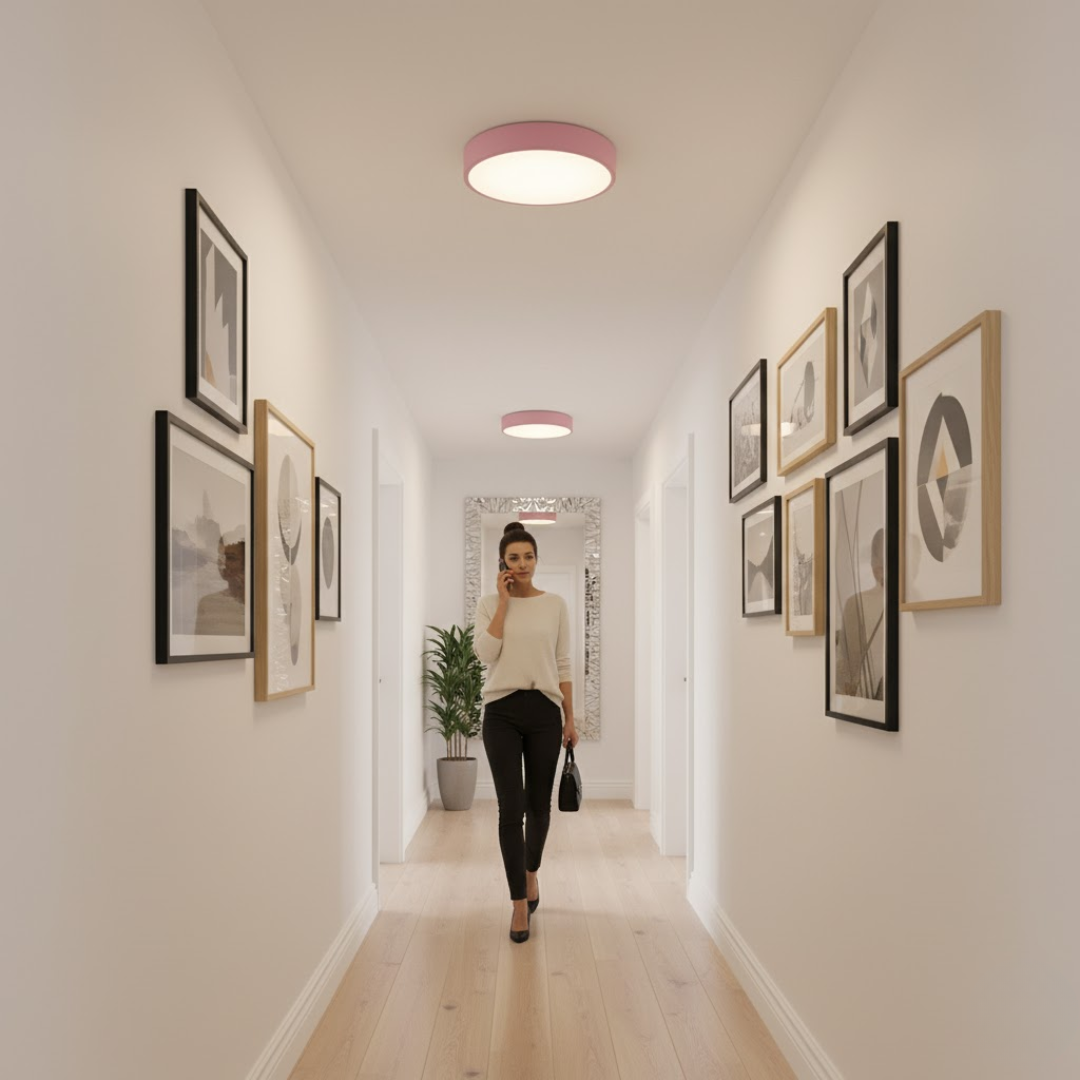 Ultra-Slim LED Ceiling Lamp for Soft, Glare-Free Lighting