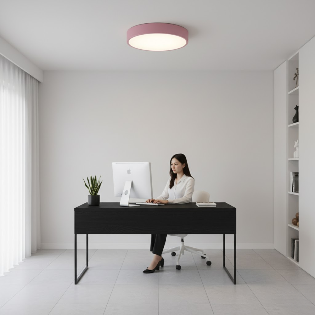 Ultra-Slim LED Ceiling Lamp for Soft, Glare-Free Lighting