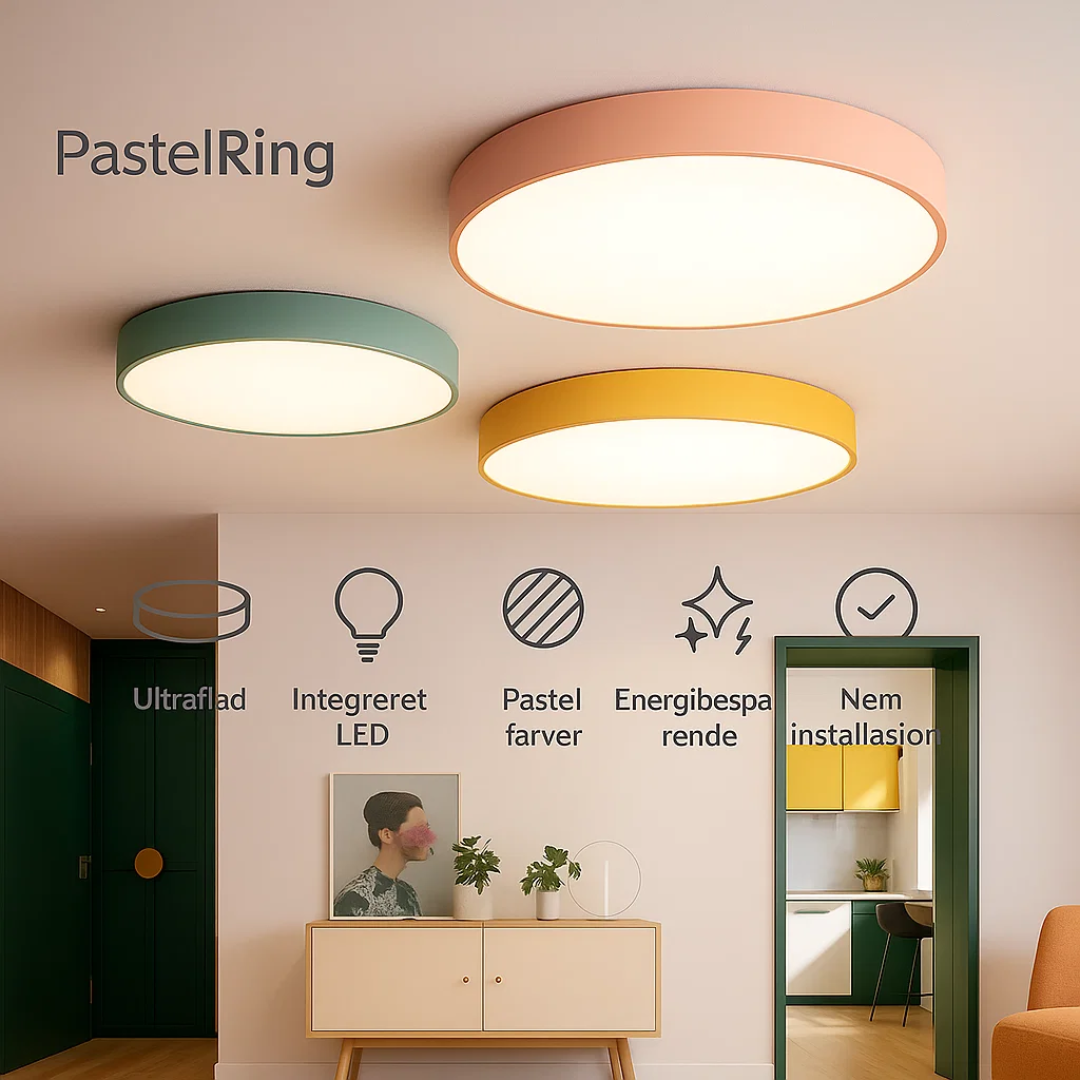 Ultra-Slim LED Ceiling Lamp for Soft, Glare-Free Lighting