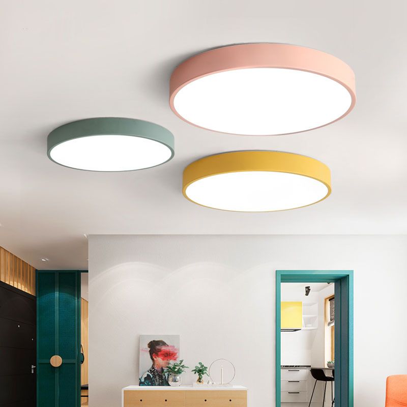 Ultra-Slim LED Ceiling Lamp for Soft, Glare-Free Lighting