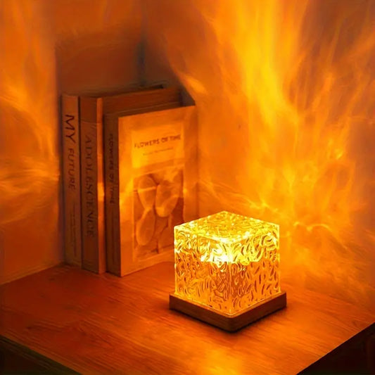 Dynamic Water Wave Projector Night Light with Remote Control