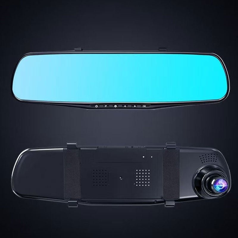 Dual Lens 140° Wide Angle Dashcam with Night Vision