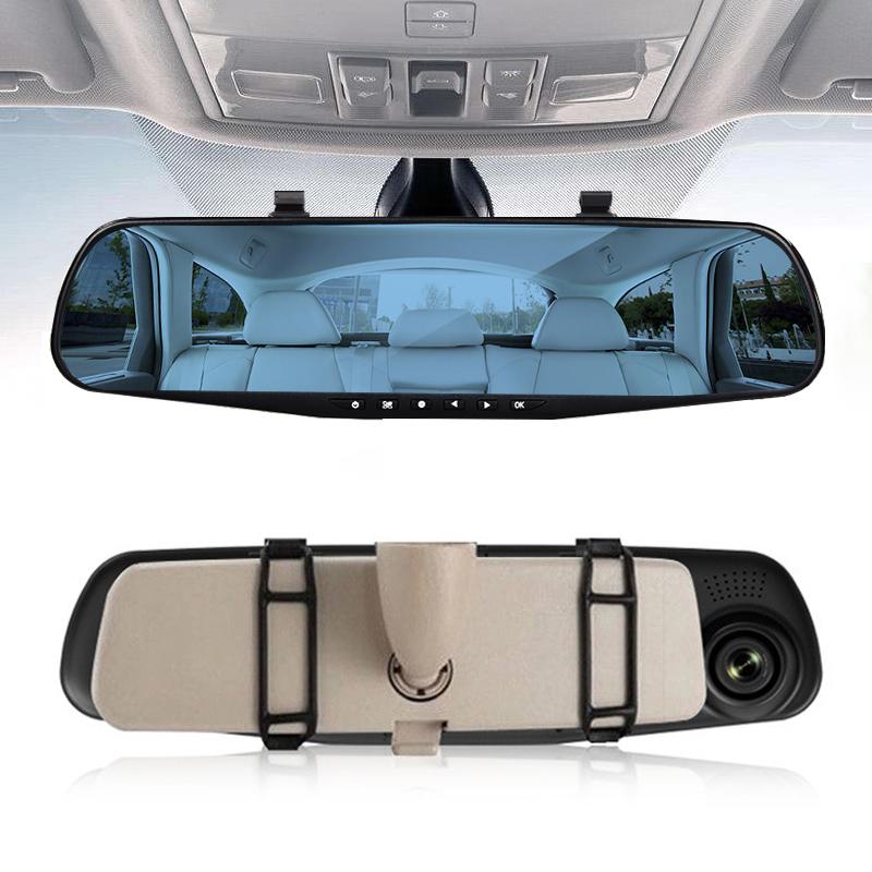 Dual 1080p HD Dashcam with Night Vision and Parking Monitoring