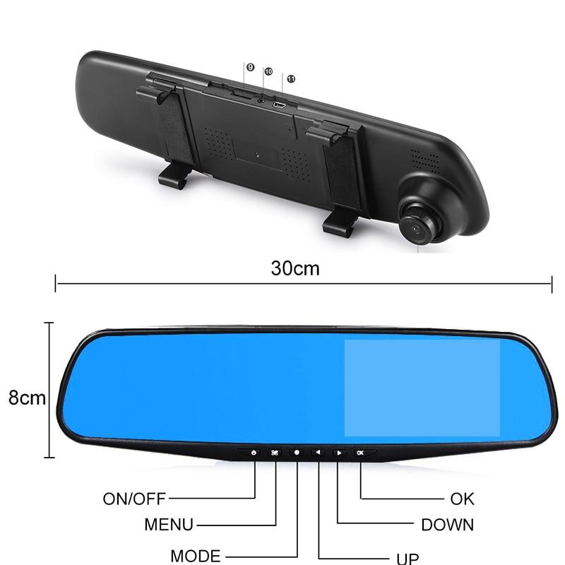 Dual 1080p HD Dashcam with Night Vision and Parking Monitoring