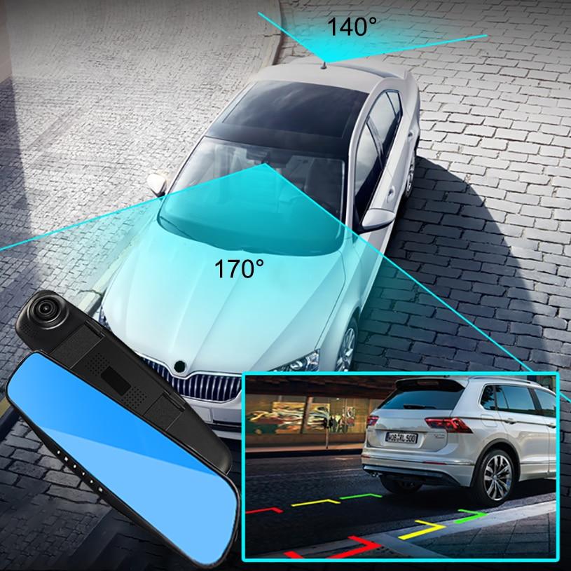 Dual 1080p HD Dashcam with Night Vision and Parking Monitoring