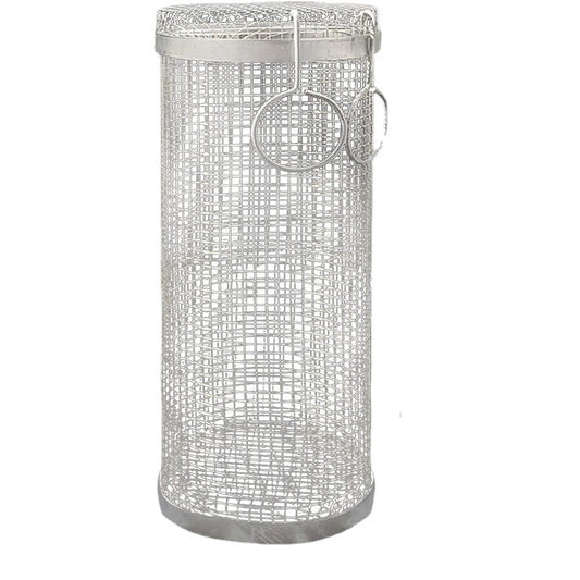 Stainless Steel Grill Basket for Fish, Meat & Vegetables