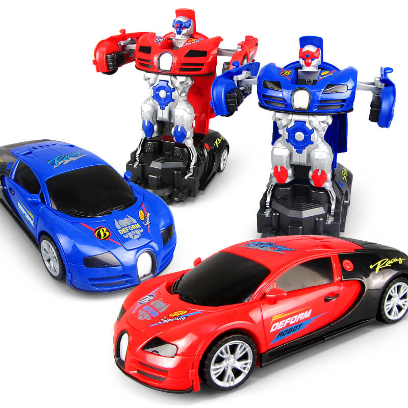 Electronic Shape-Shifting Robot Car with Collision Sensors