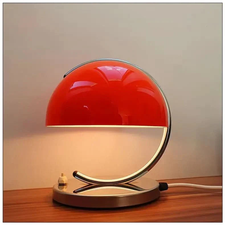 Mushroom Glass Table Lamp in Scandinavian Style
