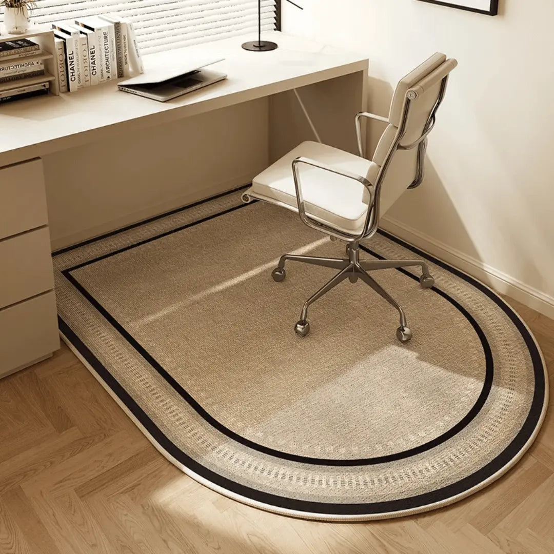 Modern Short-Loop Velour Office Chair Mat