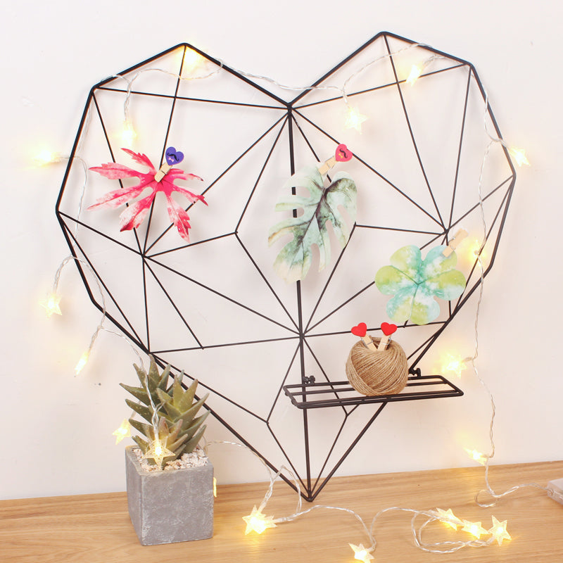 Heart Wire Metal Photo Display Frame