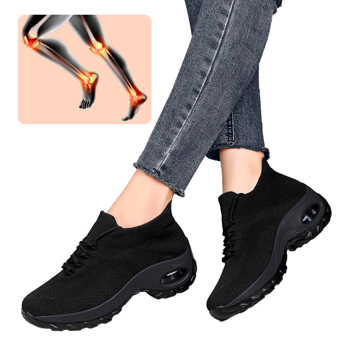 Orthopedic Platform Loafers for Everyday Comfort