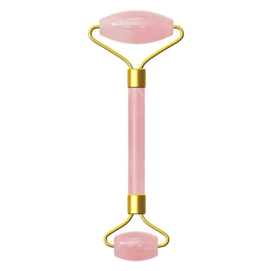 Rose Quartz Facial Roller for Anti-Aging and Puffiness Reduction
