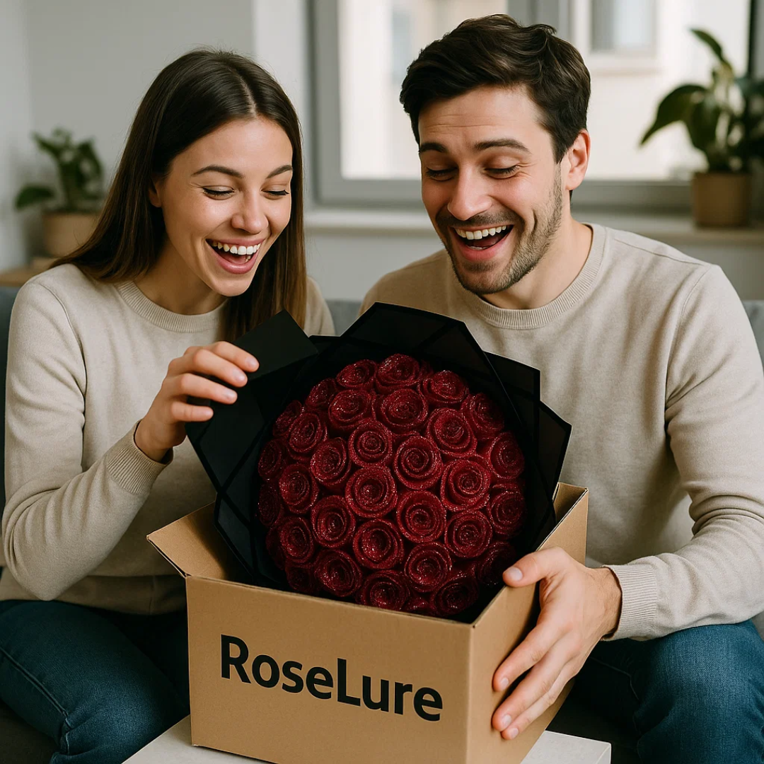 Preserved Rose Arrangement in Elegant Presentation Box