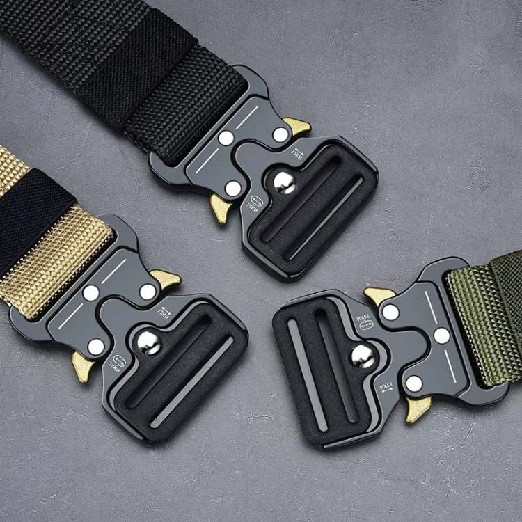 Military-Grade Outdoor Tactical Belt with Quick-Release Buckle