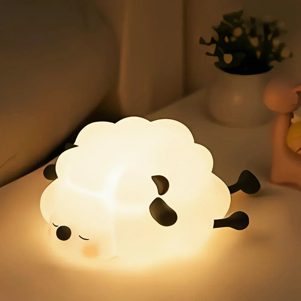 Rechargeable Soft Silicone Animal Night Light with Adjustable Brightness