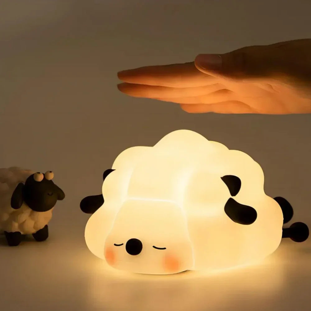 Rechargeable Soft Silicone Animal Night Light with Adjustable Brightness