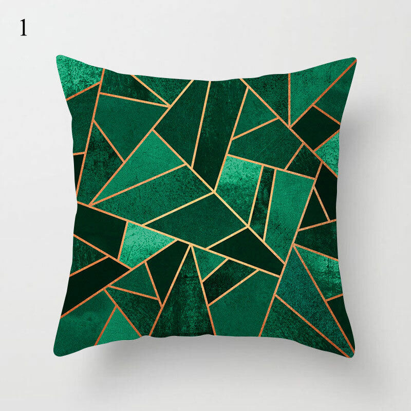 18" Abstract Art Cushion Cover Pillow Case - Multi-Colored Polyester