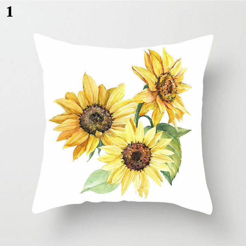 18" Abstract Art Cushion Cover Pillow Case - Multi-Colored Polyester