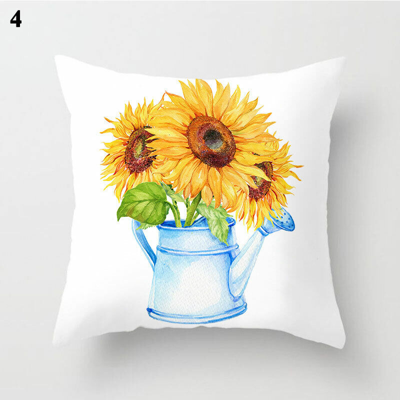 18" Abstract Art Cushion Cover Pillow Case - Multi-Colored Polyester