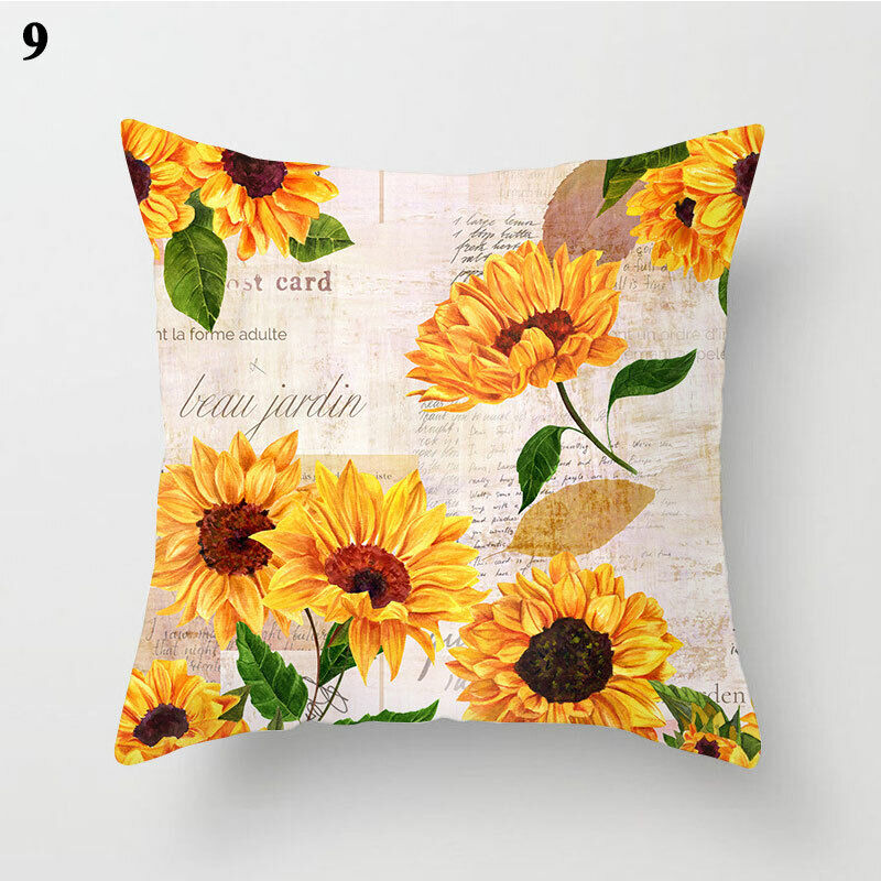 18" Abstract Art Cushion Cover Pillow Case - Multi-Colored Polyester